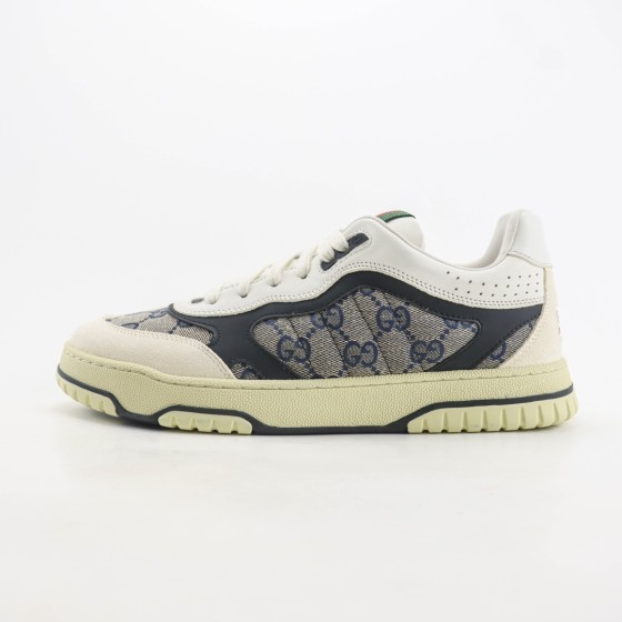 Gucci Re-Web Sneaker 'GG Canvas - Beige Ivory Blue' 787476 AADHW 9552