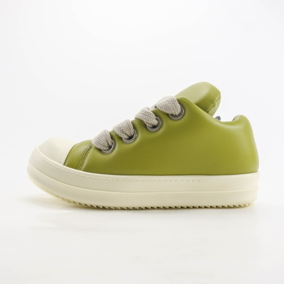 Rick Owens Jumbo Lace Padded Low-Top Sneakers RU02C7893LLPW2-3211